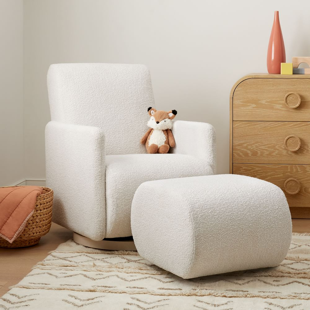 Mia Swivel Glider | West Elm (US)