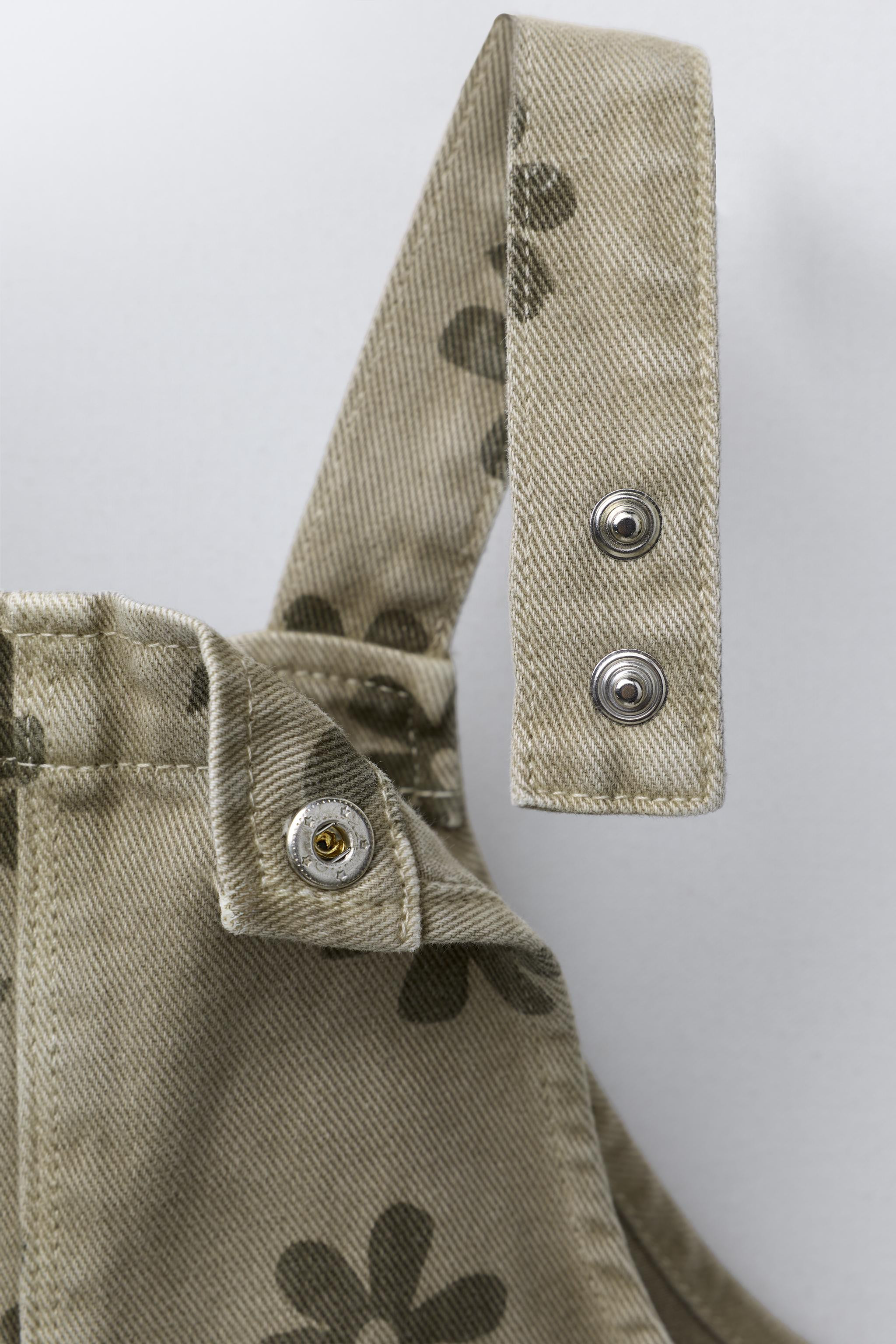 FLORAL TWILL OVERALLS | Zara US