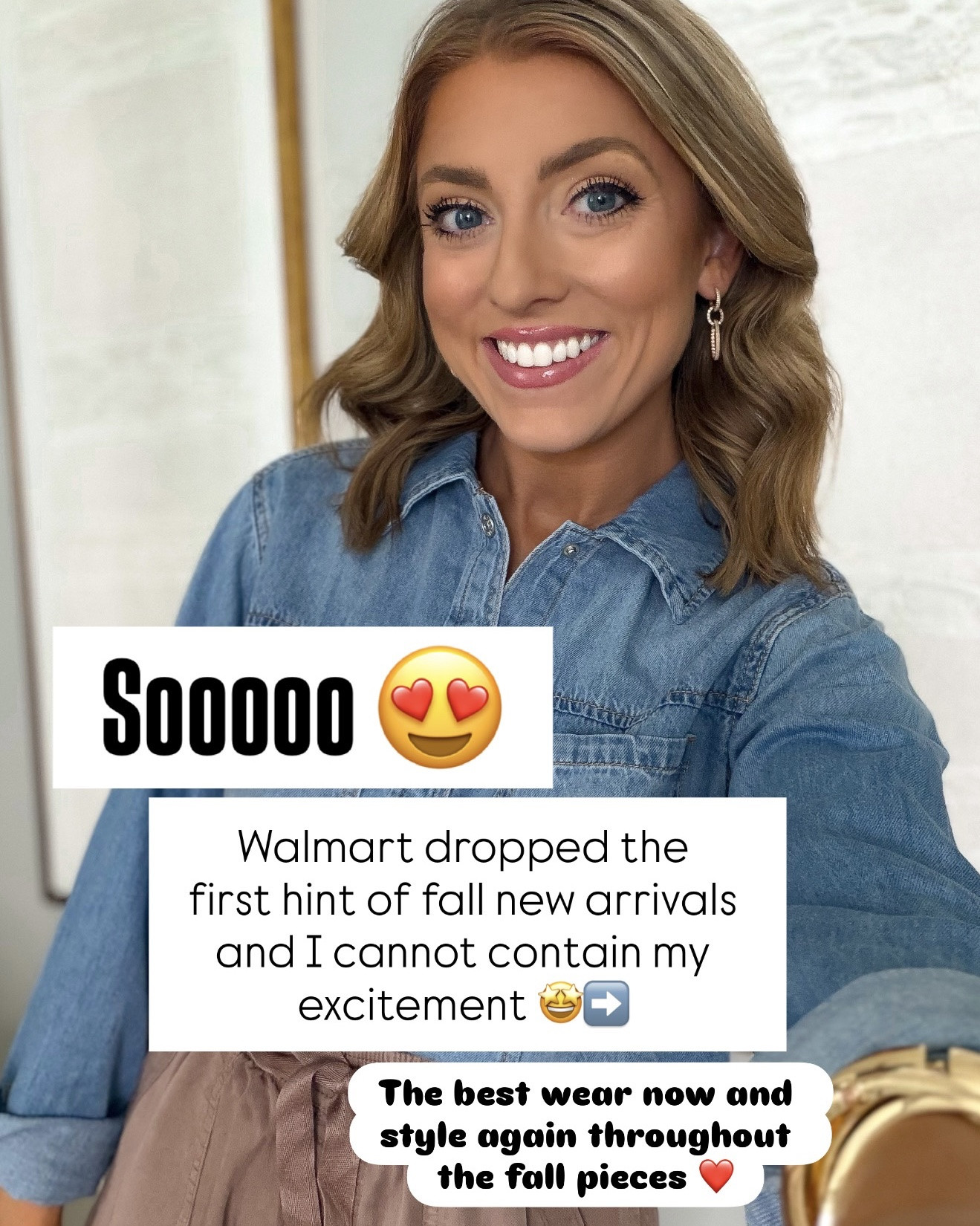 WALMART. DID. NOT. MISS. 😍🍂

The first hint of fall Walmart fashion is here and I’m already adding way too many pieces to my cart! 🤎 From the viral embroidered bow jeans and the softest washed lounge sets to under-$15 dresses, comfy joggers, graphic tees, matching sets, and the cutest everyday basics… this drop is SO good.

I love that these are pieces you can wear right now with sandals and sneakers, then style again all fall with denim jackets, cardigans, boots, and clogs. Affordable, comfortable, and they look so much more expensive than they are. Walmart is seriously making it way too easy lately! 🙌 Which look are you grabbing first?

✨ Highlights from this week’s drop:
🤎 Viral embroidered bow jeans are back
🤎 $17 printed pants in the cutest new prints
🤎 Washed lounge sets with short-length options
🤎 New joggers that are unbelievably good
🤎 Graphic tees under $15
🤎 Matching sets starting around $11
🤎 Dresses under $15
🤎 Designer-inspired bags, shoes & accessories

#walmart #walmartfashion #walmartfinds #walmartnewarrivals #walmartstyle #fallfashion #falloutfits #fallstyle #wearnowwearlater #affordablefashion #budgetfashion #everydaystyle #momstyle #casualstyle #ootd #outfitinspiration #graphictee #matchingset #loungewear #joggers #denim #bowjeans #everydayfashion #styleonabudget #fashionfinds #newarrivals #trendystyle #fallwardrobe #affordableoutfits #fashionover30

#LTKootd #LTKPetite