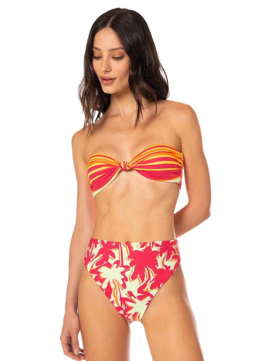 Maaji Dreamscape Glow Toulouse Strapless Bandeau Bikini Top | Maaji