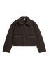Short Scuba Jacket - Dark Brown - ARKET PT | ARKET (US&UK)