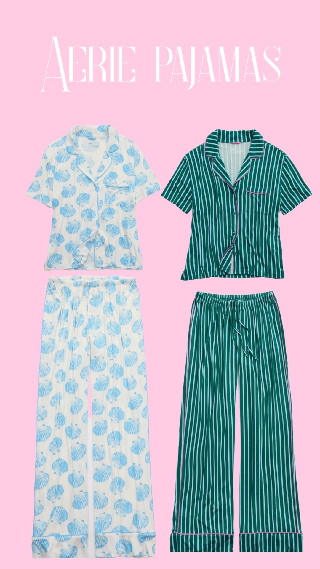 Aerie Pajamas 💙💚

#Casual #Cozy #Pajamas #PajamaParty #Aerie #Postpartum #NewMama ￼￼￼

#LTKBaby #LTKselfcare #LTKmomlife