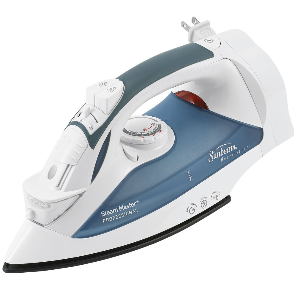 Sunbeam 4274-200 GreenSense SteamMaster Full Size Professional Iron with Retractable Cord and Clearv | Amazon (US)
