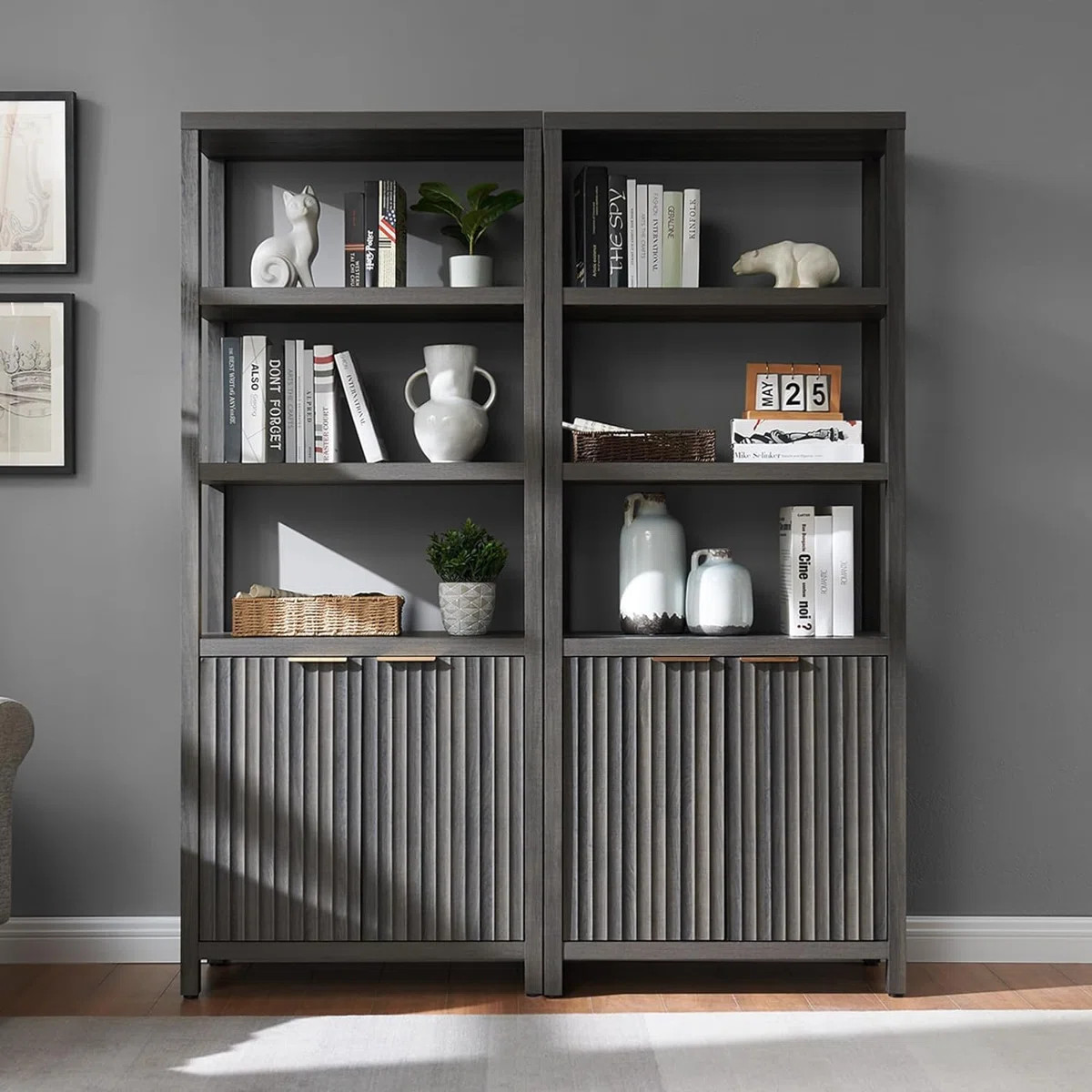Nicolee 71'' H Storage Bookcase | Wayfair North America