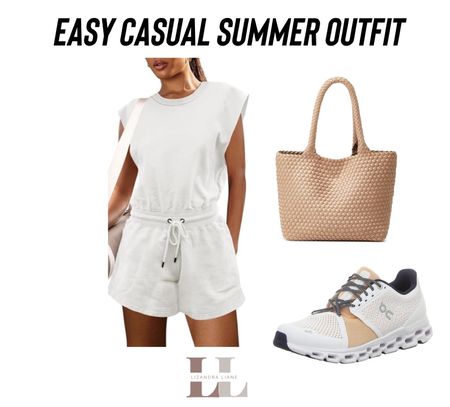 Easy casual summer outfit, mom Unc, mom outfits, on the go errands look, summer style, summer fashion, romper, sneakers, white, free people inspired, Amazon finds, Amazon fashion, affordable fashion, travel look 

#LTKStyleTip #LTKFindsUnder100 #LTKTravel