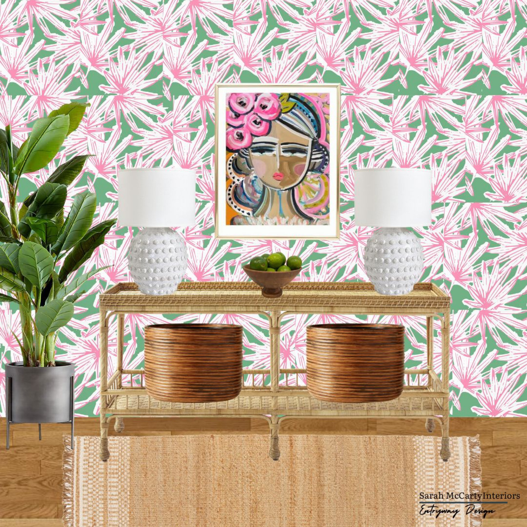 Entryway design inspo🌴 Forever in a Summer state of mind 