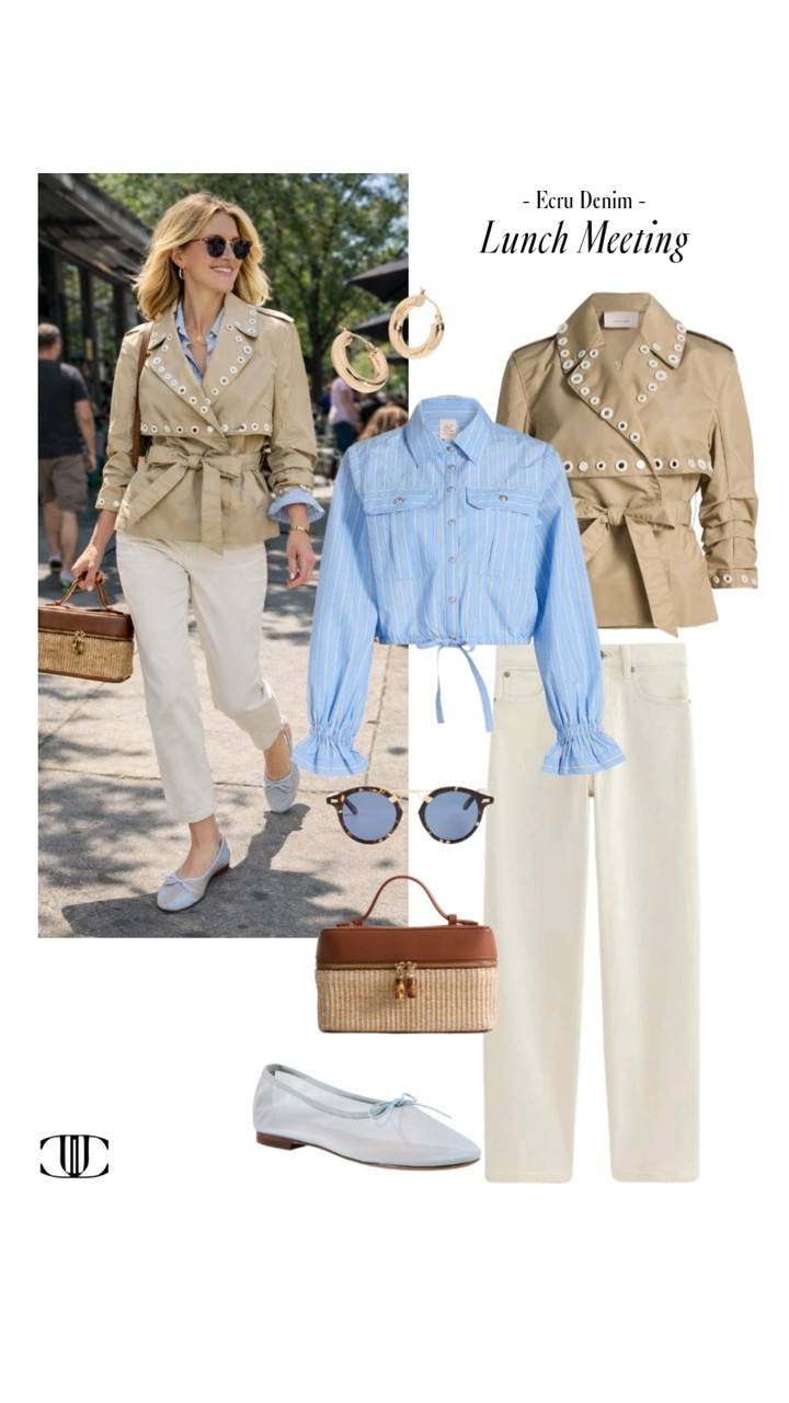 Ecru denim, styled 🤍

A fresh neutral that feels lighter than classic blue and just as versatile. I’m styling ecru denim with soft knits, crisp shirting, easy layers, and polished accessories for outfits that feel clean, modern, and effortless.

Perfect for transitional dressing and everyday moments when you want to look put-together without trying too hard. Save this for outfit inspo and tap to shop each look. ✨

#LTKStyle #EcruDenim #DenimOutfits #NeutralStyle #EverydayChic #WardrobeStaples #TransitionalStyle #

#LTKOver40 #LTKdayinmylife #LTKootd