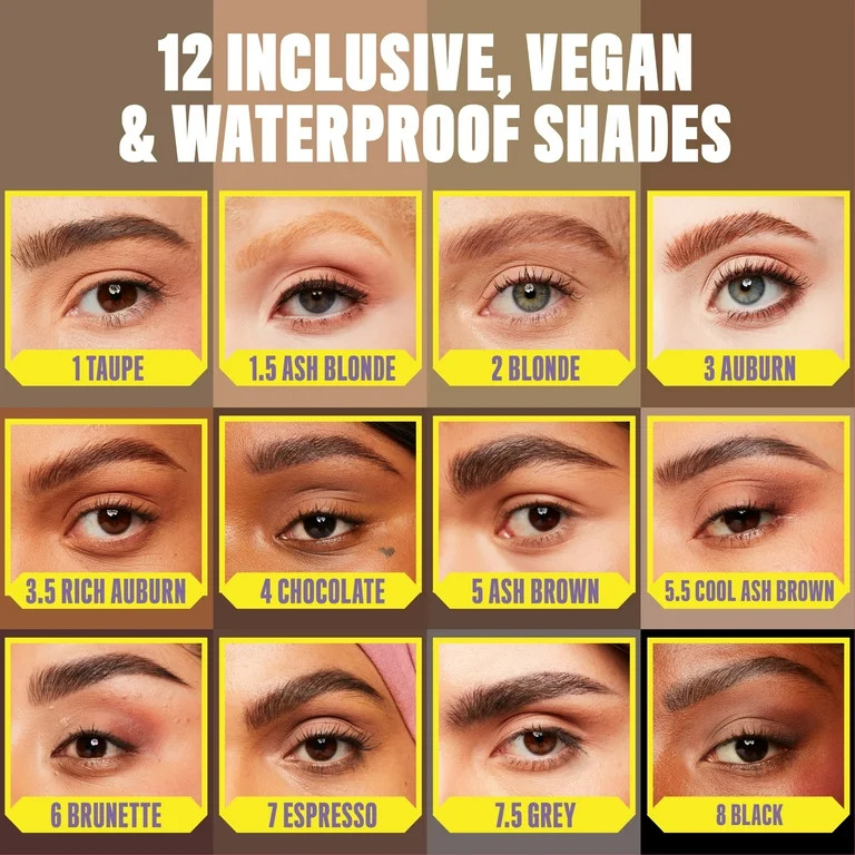 NYX Professional Makeup Micro Vegan Eyebrow Pencil, Grey, 0.003 oz | Walmart (US)