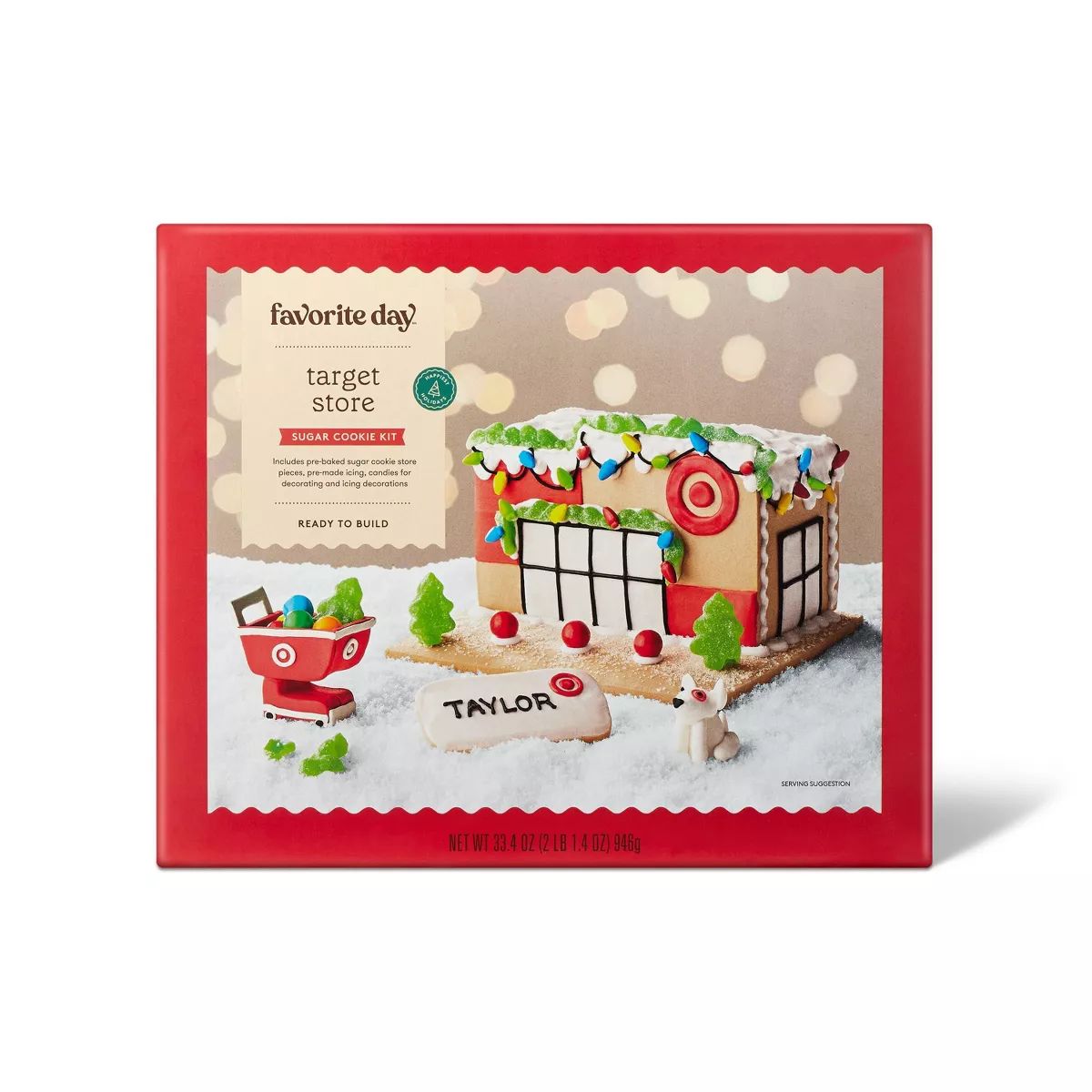Holiday Target Store Sugar Cookie Gingerbread House Kit - 29.7oz - Favorite Day™ | Target