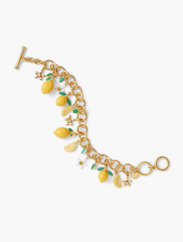 Lemon Charm Bracelet | Talbots