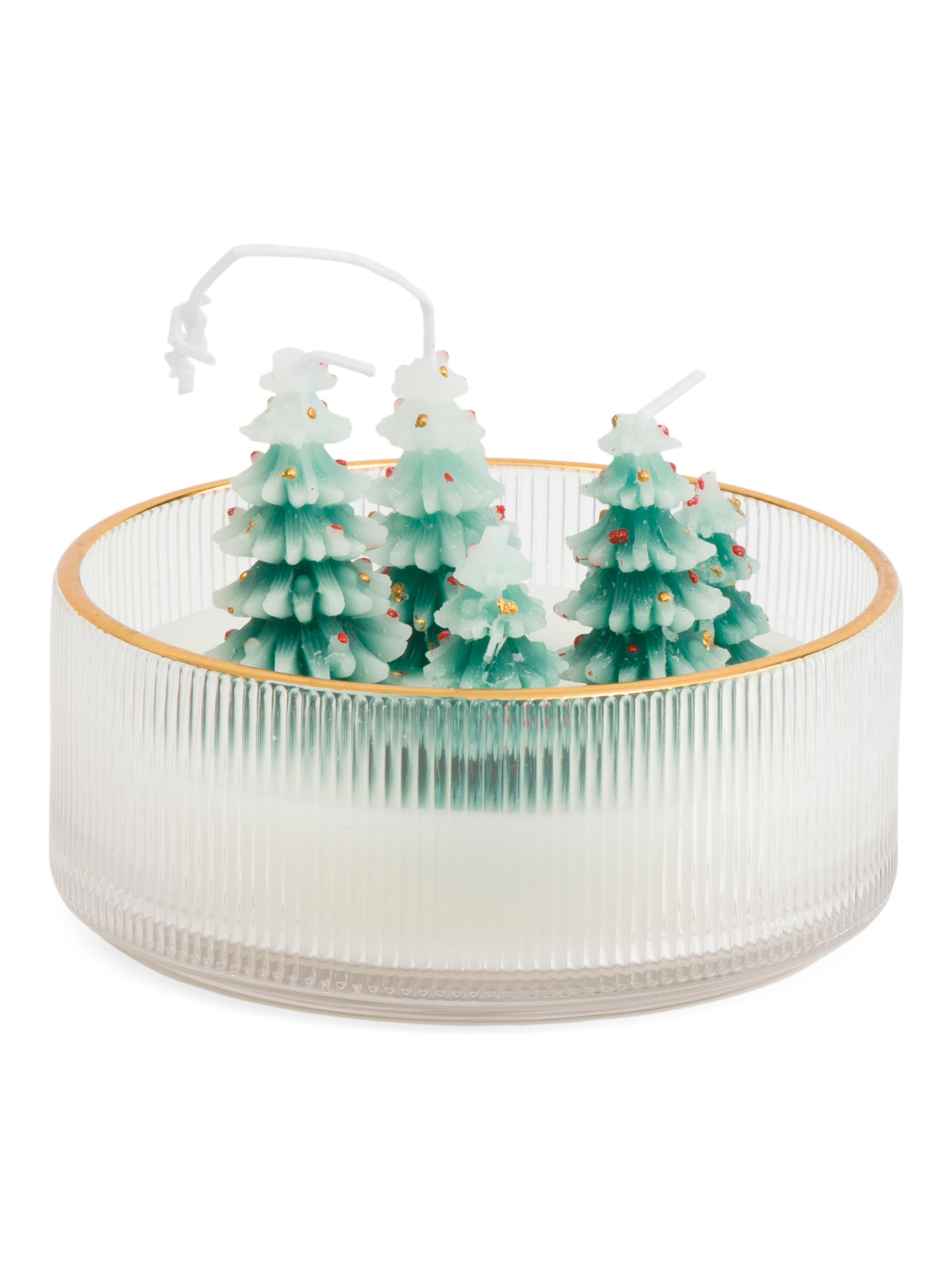 10oz Five Pine Trees In Glass Dish Scented Candle | Marshalls