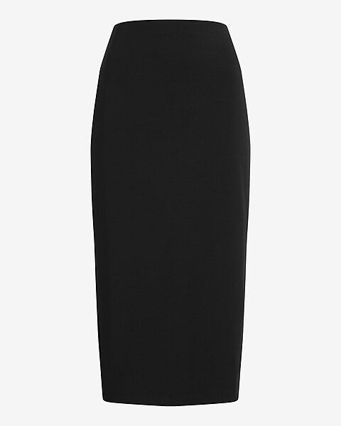 High Waisted Body Contour Midi Skirt | Express