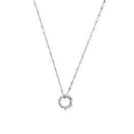 Delicate Cube Chain Wisteria Necklace | ChloBo