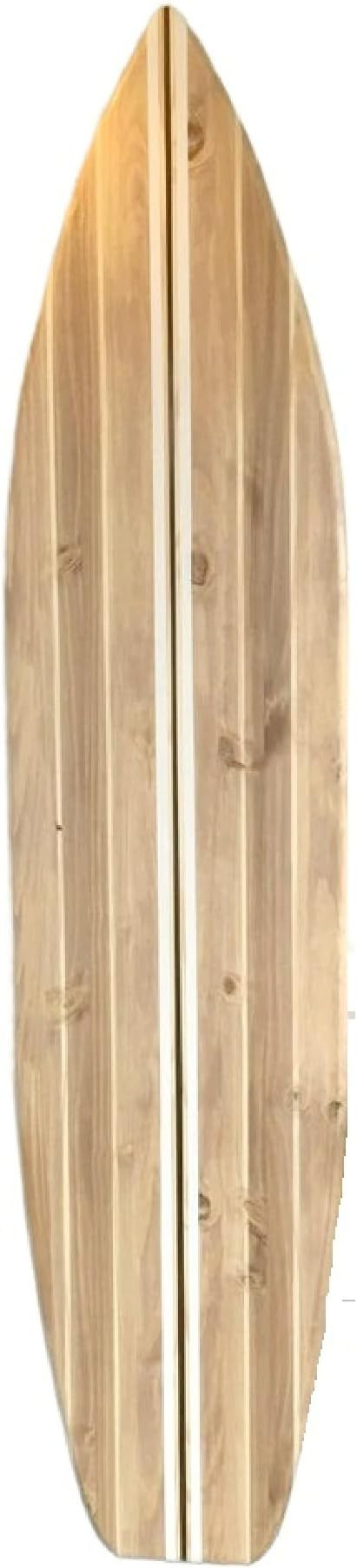 Handmade Large 6 foot pine wood Surfboard Wall Art Light Vintage stained style with stripes Sign ... | Amazon (US)