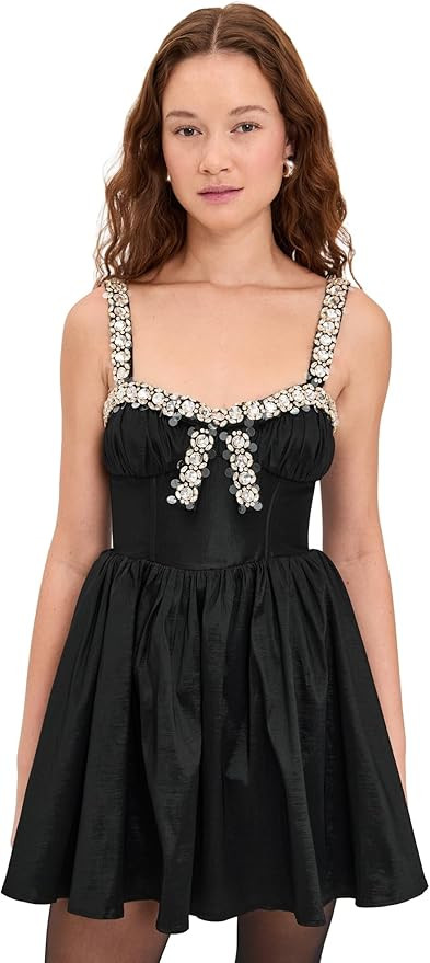 For Love & Lemons Women's Emalie Taffeta Mini Dress | Amazon (US)