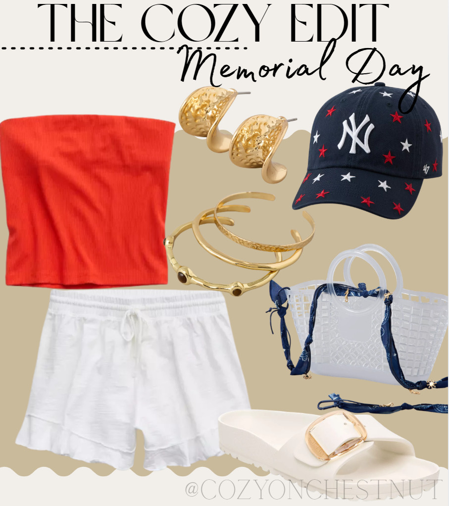 Such an easy look from Aerie!! Love this hat and can double for all American themed holidays!! 

 #LTKdayinmylife #LTKmomlife #LTKActive