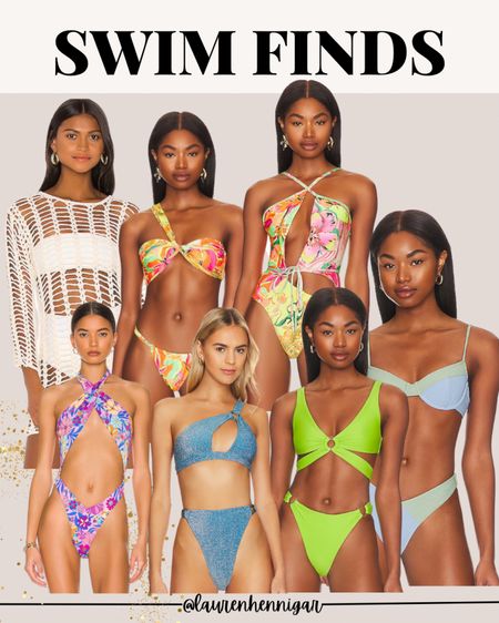 SWIM FINDS!!! lots of cute new bikinis and swimwear at revolve 💖⚡️

#LTKstyletip #LTKSeasonal #LTKswim