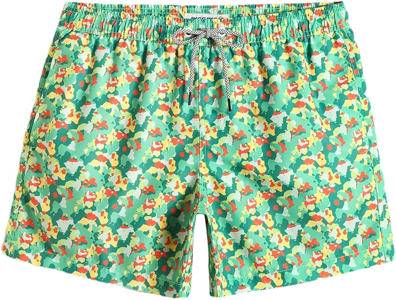 maamgic Mens Swim Trunks 5" with Mesh Lining Quick Dry Bathing Suits for Men Swim Shorts Swimwear | Amazon (US)