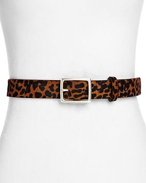 rag & bone/Jean Leopard Print Calf Hair Belt | Bloomingdale's (US)