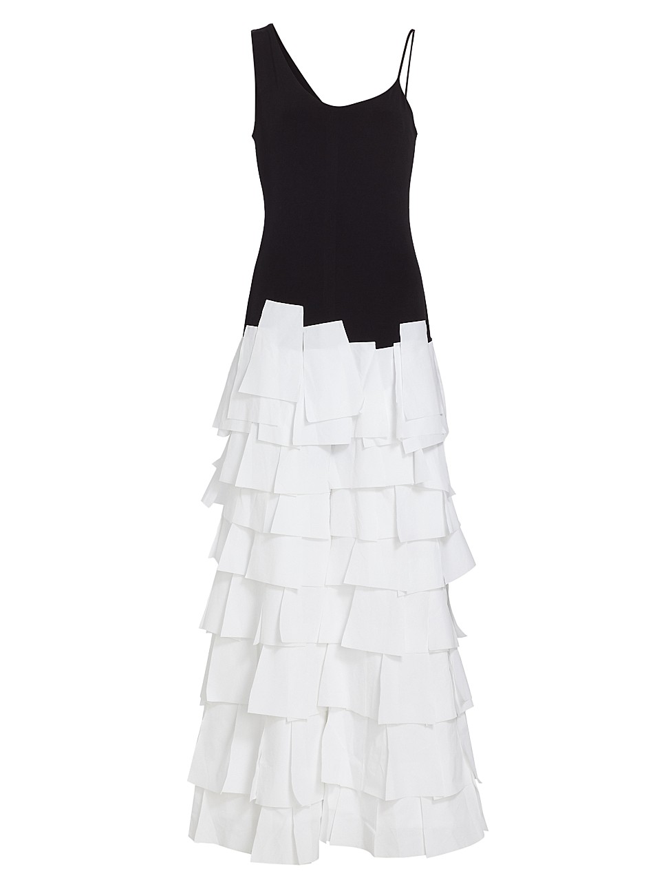 Sleeveless Mixed-Media Gown | Saks Fifth Avenue