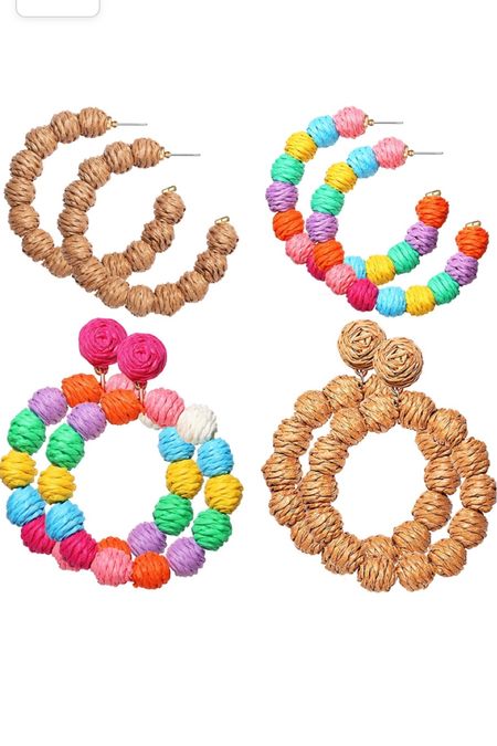 Love these colorful beaded earrings from Amazon perfect for summer and spring 