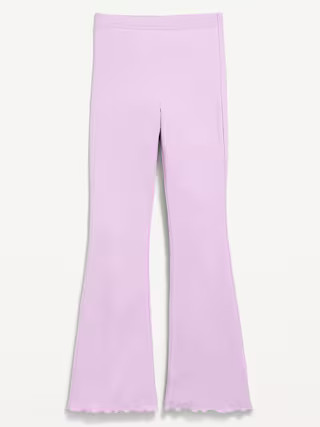 High-Waisted Ribbed Flared Leggings for Girls | Old Navy (US)