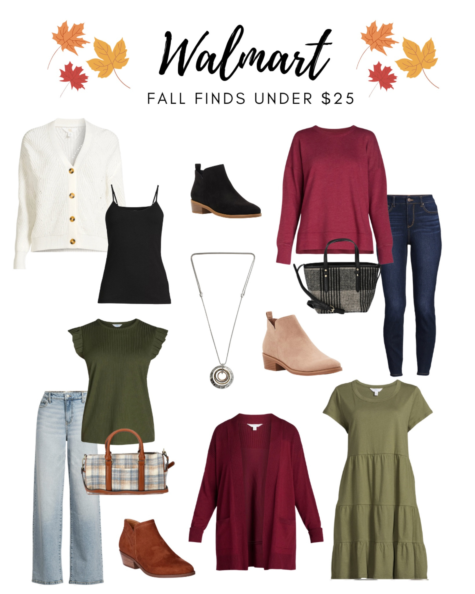 Fall finds under $25 from @walmartfashion 🍂 So many great items to mix and match! #WalmartPartner #WalmartFashion 

#LTKOver40 #LTKSeasonal #LTKStyleTip