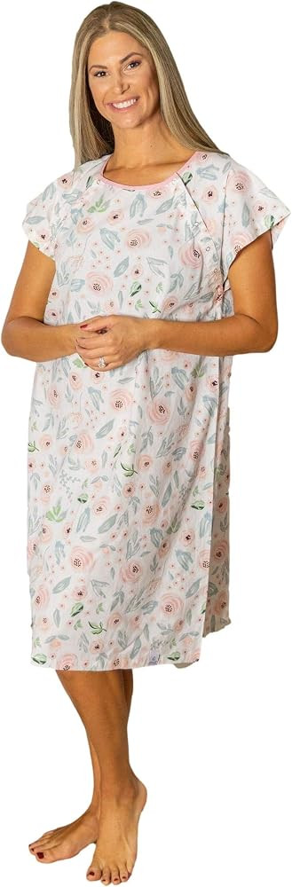 Gownies - Designer Hospital Patient Gown, 100% Cotton, Hospital Stay | Amazon (US)