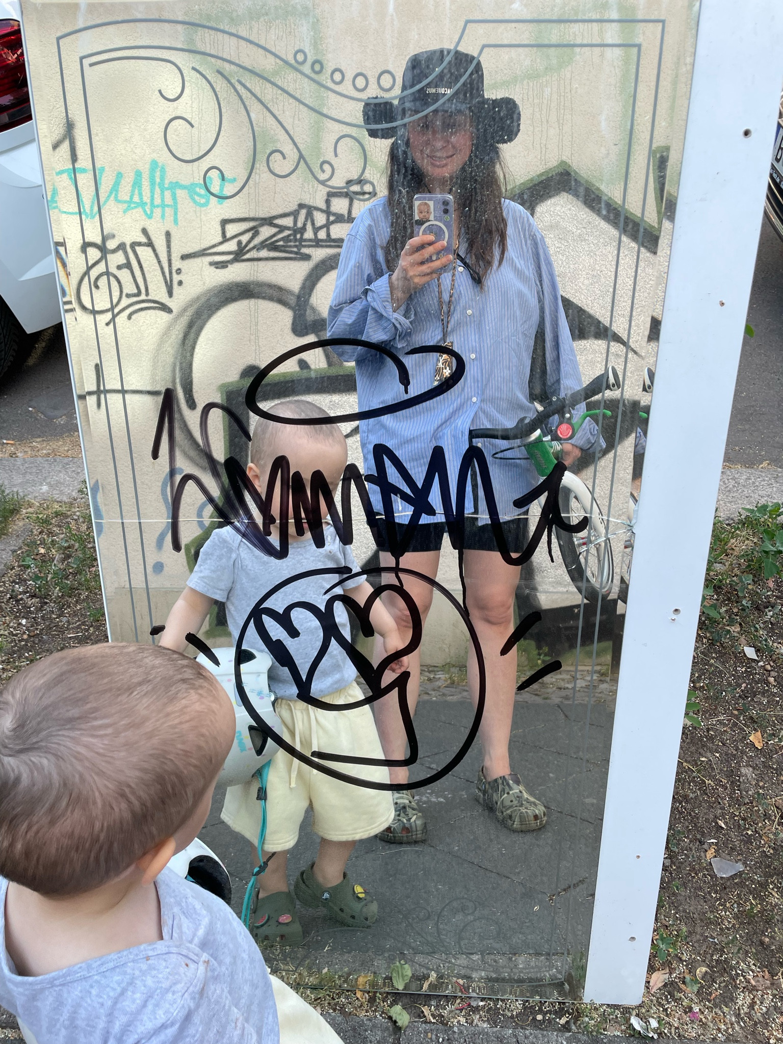 Me and the little one! Enjoying the heat. 

#LTKSeasonal #LTKeurope