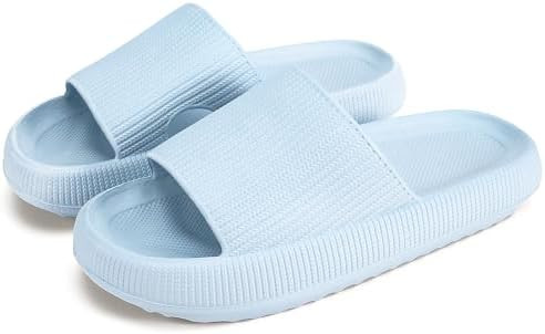 rosyclo Cloud Slippers for Women and Men, Pillow House Slippers Shower Shoes Indoor Slides Bathro... | Amazon (US)