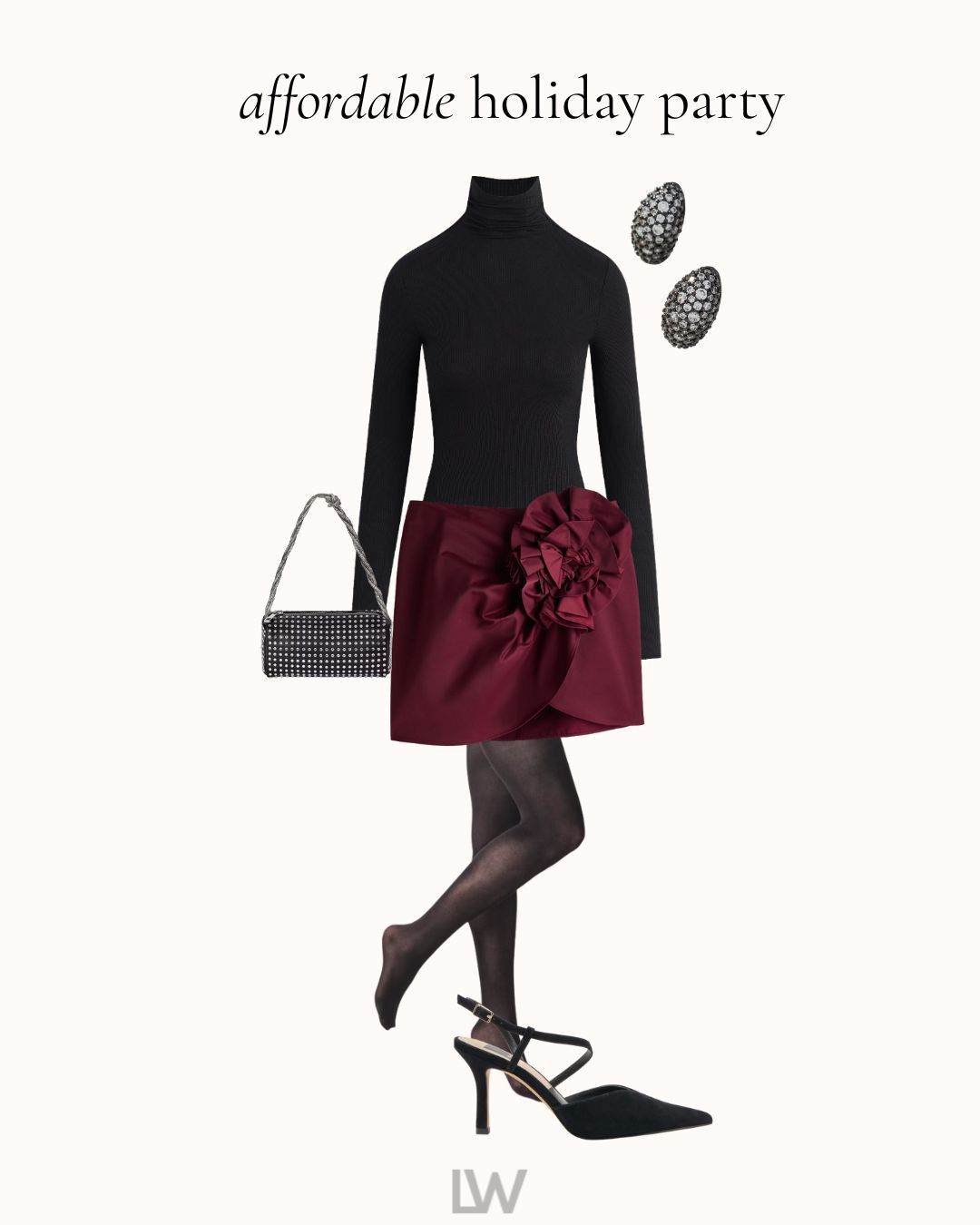 holiday party ready! the skirt is so cute! 

 