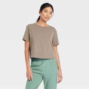 Women's Essential Crewneck Short Sleeve Top - All In Motion™ | Target