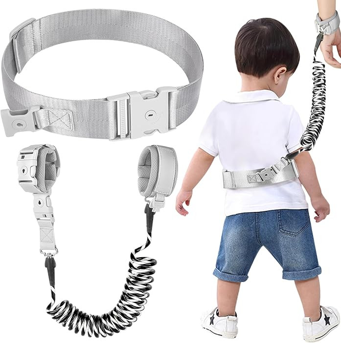 Accmor Toddler Waist Leash Belt, Reflective Baby Anti Lost Wrist Link, Kids Walking Harnesses Chi... | Amazon (US)