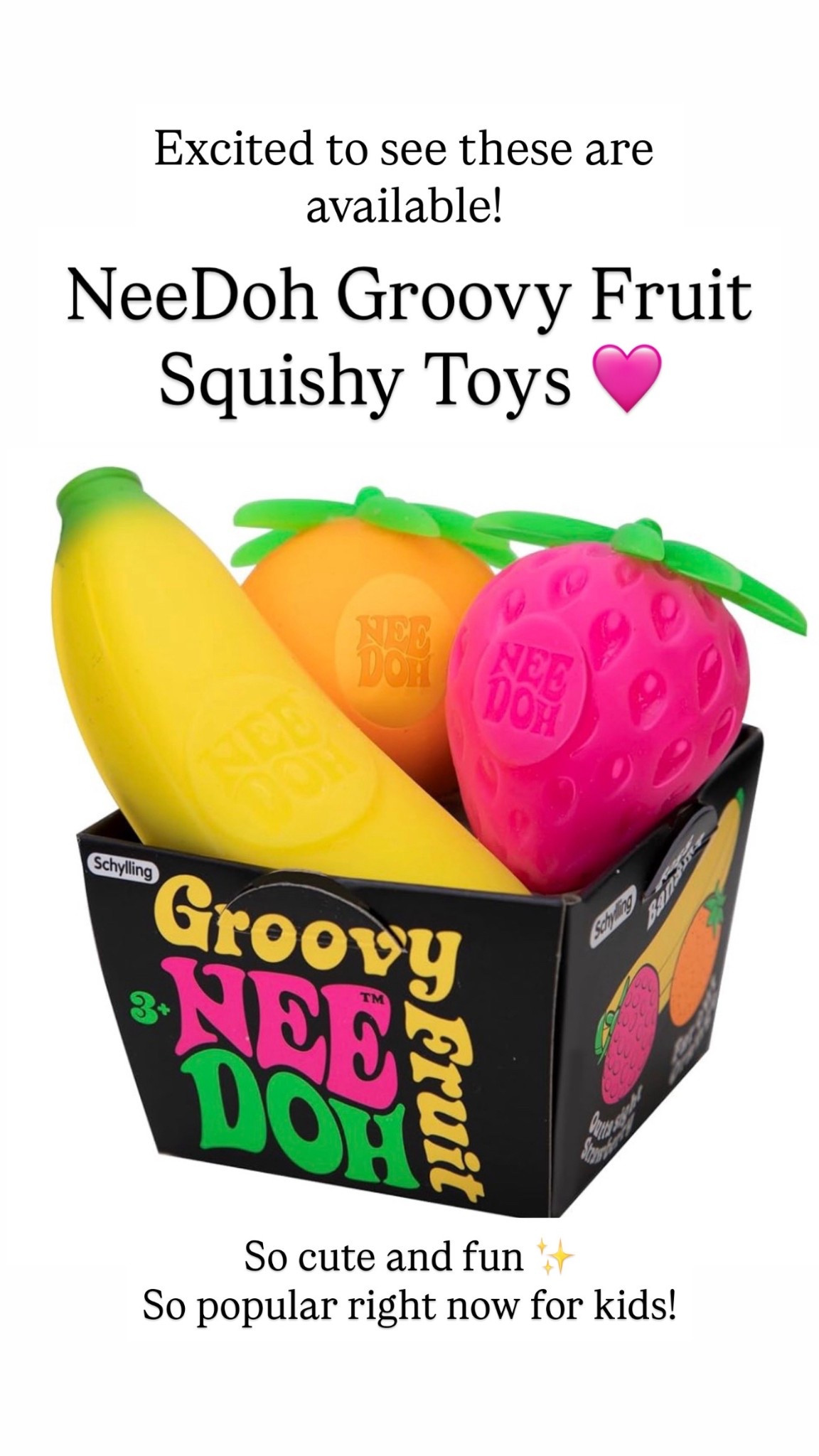 NeeDoh Groovy fruits 

#LTKKids