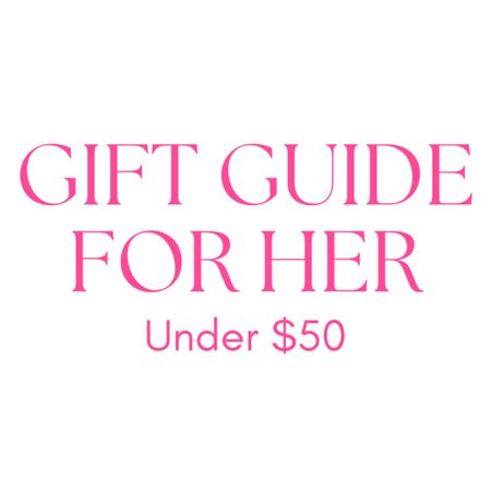 Gift guide for her under $50!

#LTKfindsunder50 #LTKHoliday #LTKGiftGuide