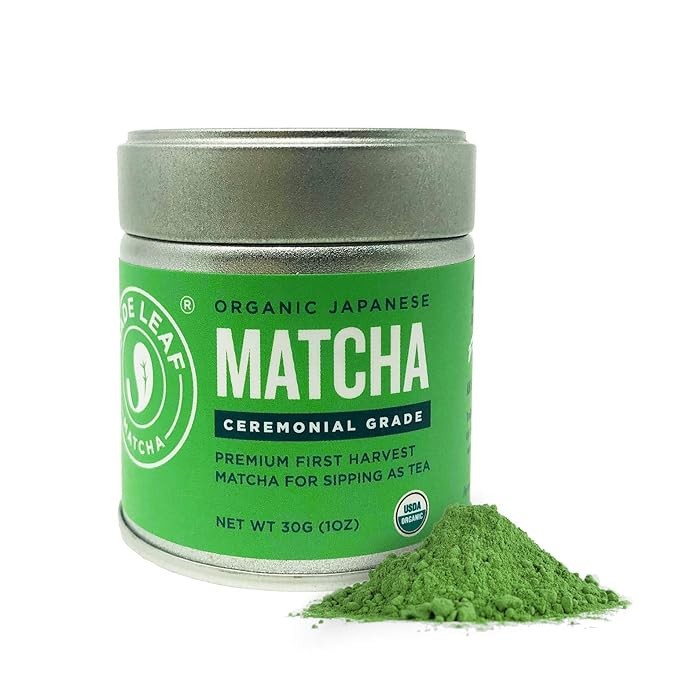 Jade Leaf Organic Ceremonial Grade Matcha Green Tea Powder - Authentic Japanese Origin - Teahouse... | Amazon (US)