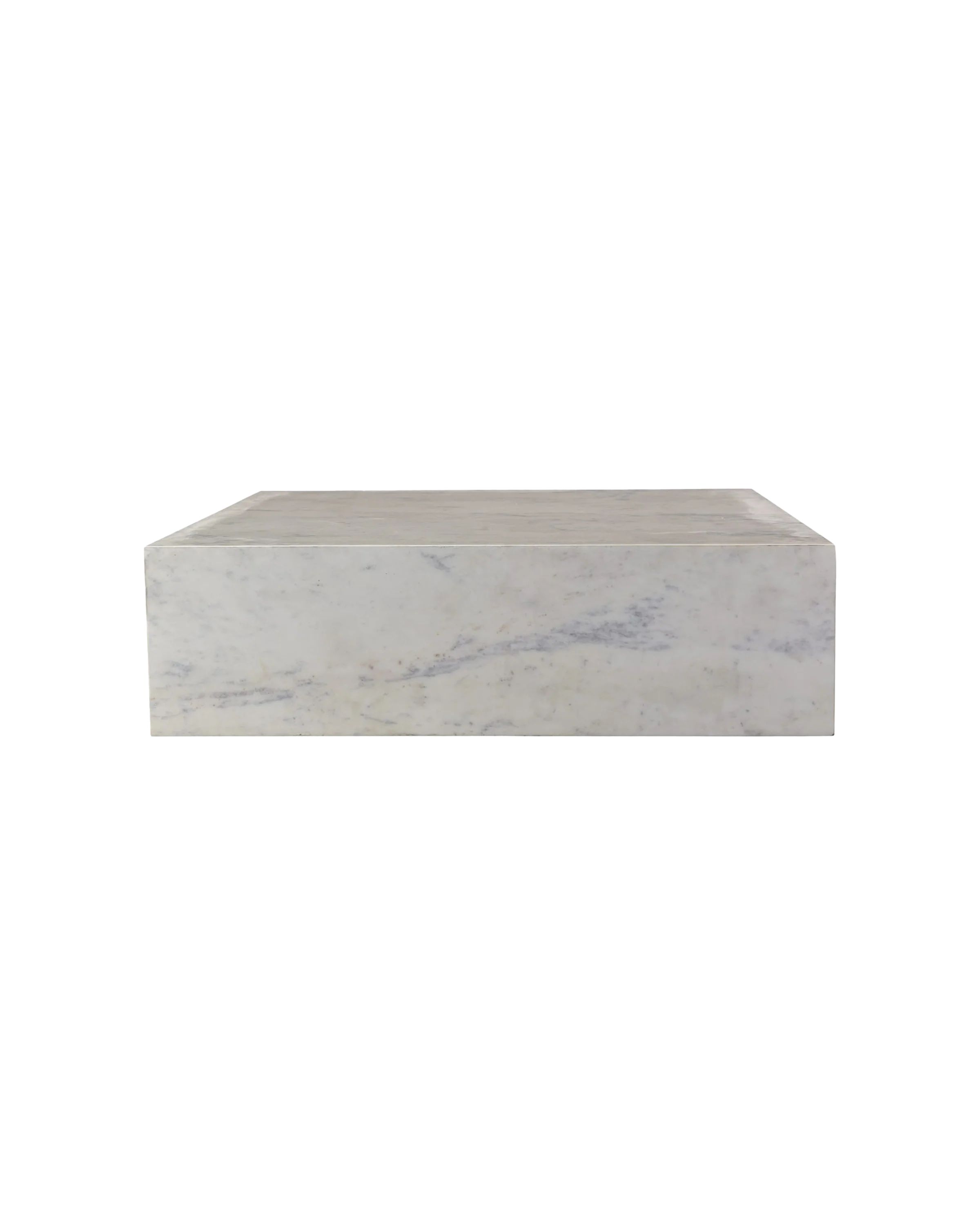 WHITE MARBLE COFFEE TABLE | Off-White Palette