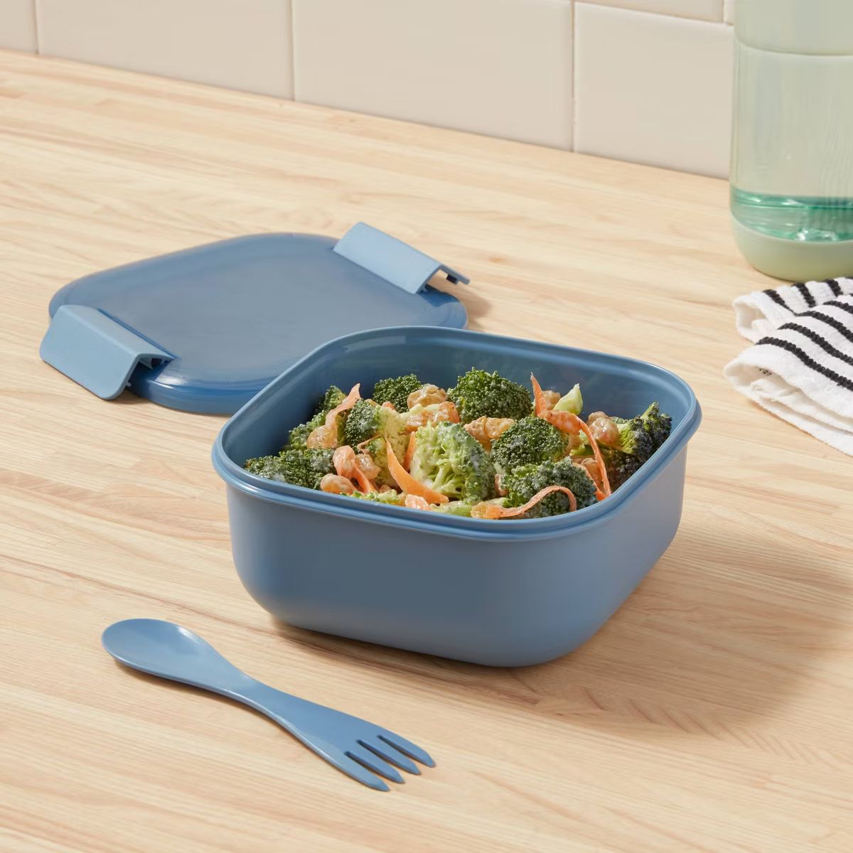 Plastic Salad Container with Utensil - Room Essentials™ | Target