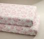 LoveShackFancy Damask Floral Organic Crib Fitted Sheet | Pottery Barn Kids