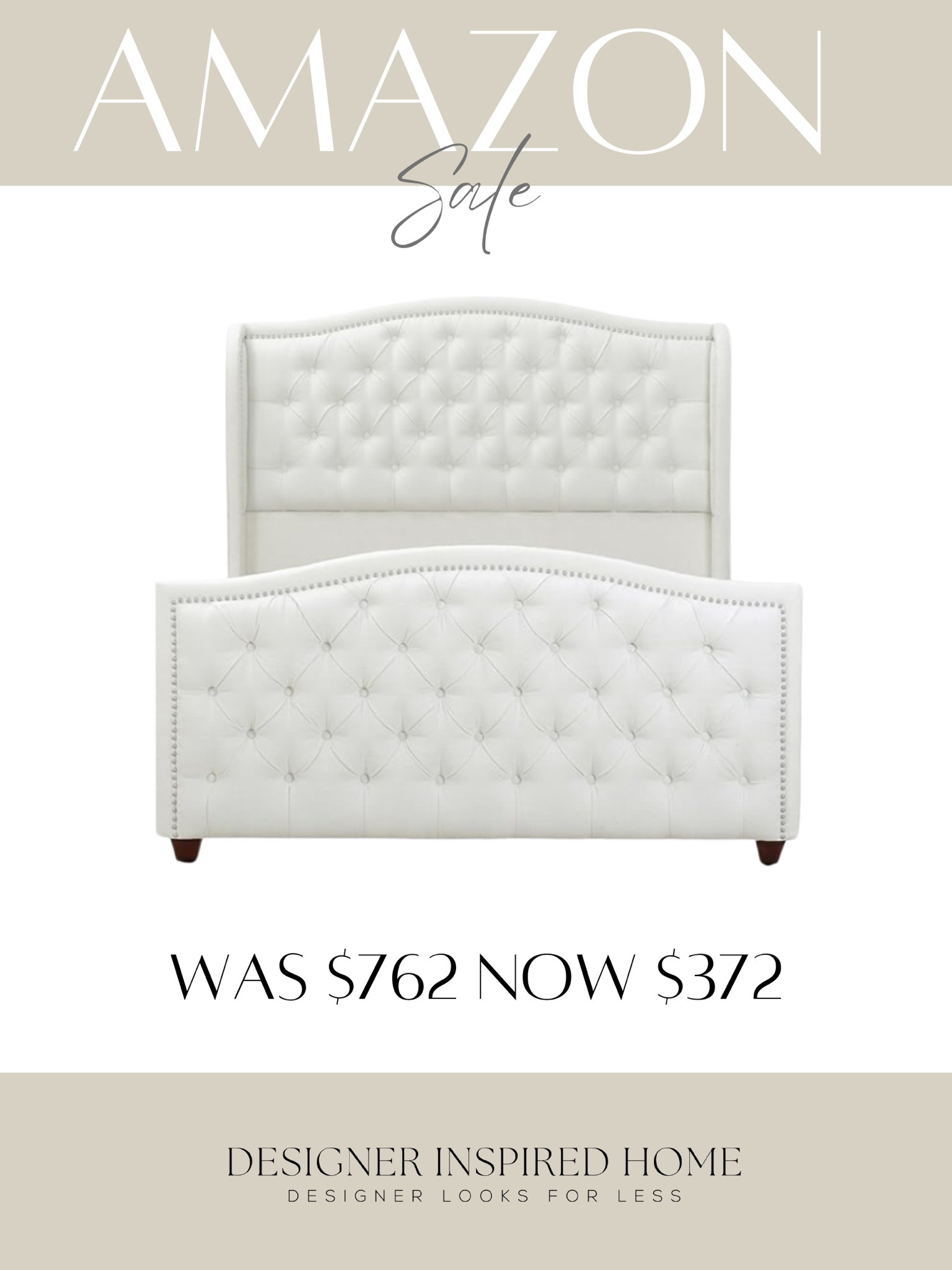 This gorgeous tufted bed is on sale!

#LTKStyleTip #LTKSaleAlert #LTKHome