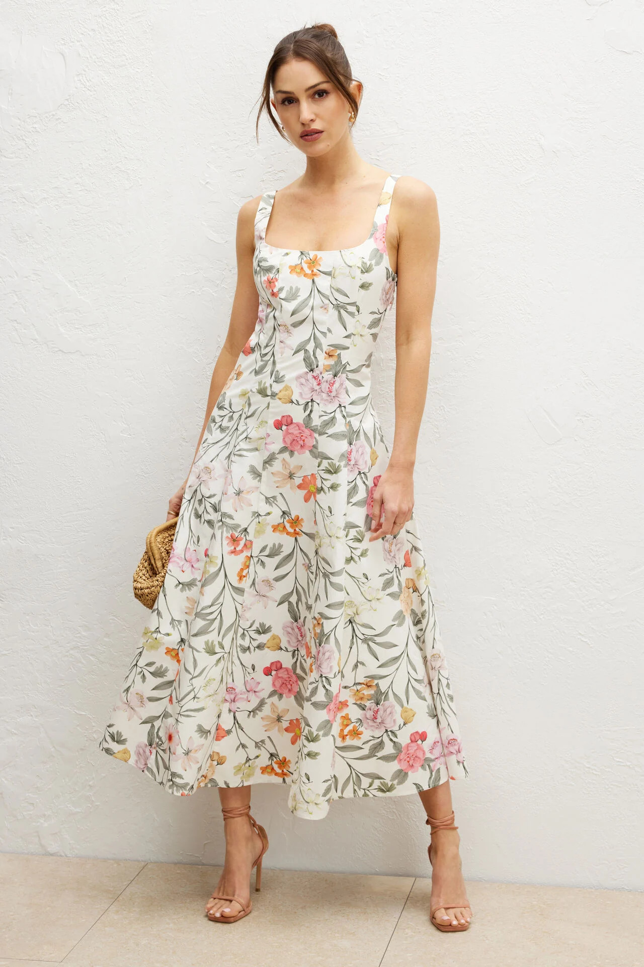 Capri Poplin Maxi Dress | Dynamite Clothing