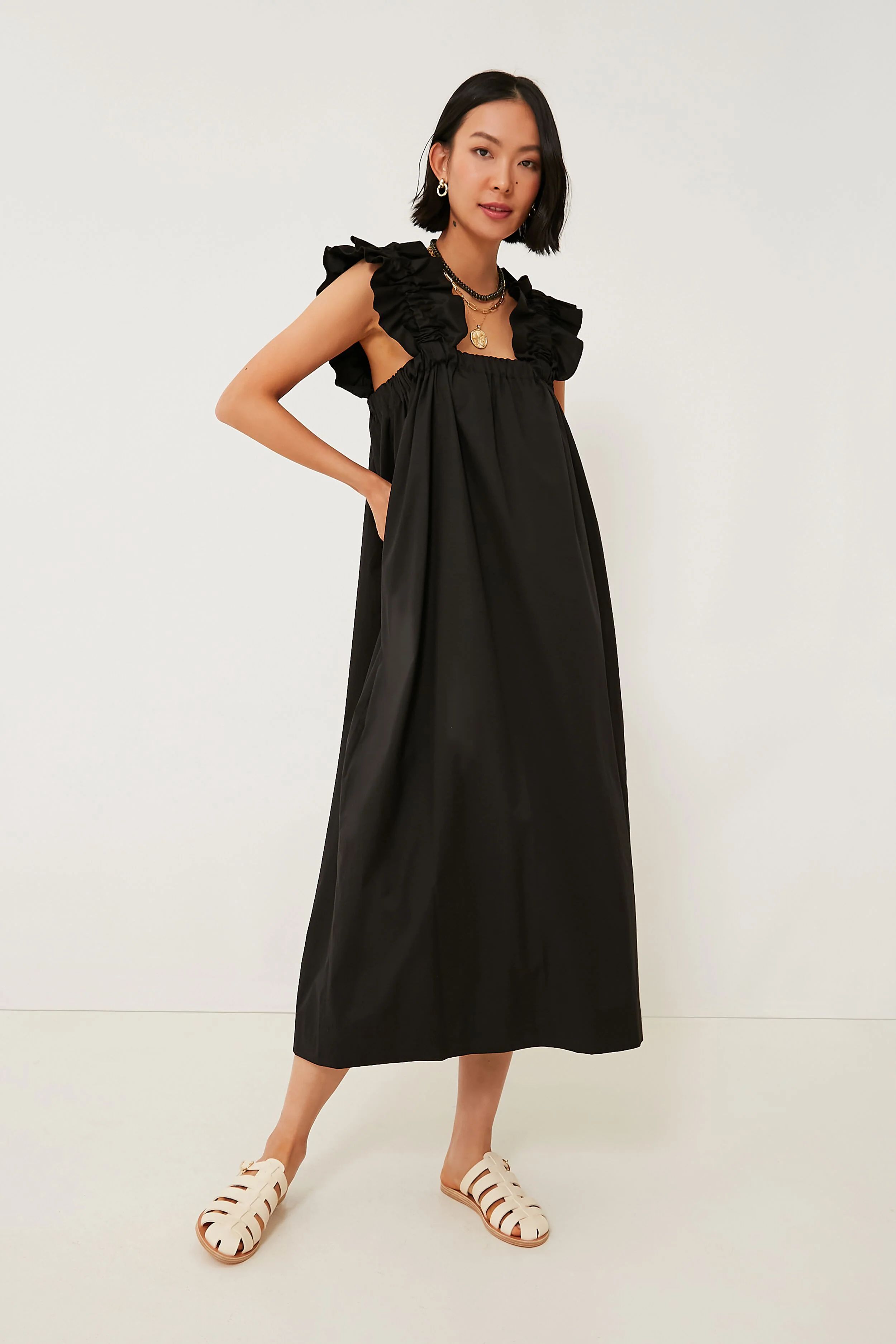 Black Maya Maxi Dress 
                Monica Nera | Tuckernuck (US)