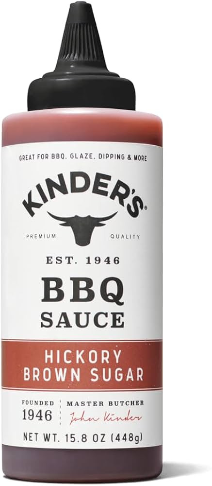 KINDERS Organic Hickory Brown Sugar BBQ Sauce, 16 OZ | Amazon (US)