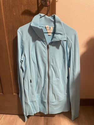 Lululemon Full Zipper Blue EUC Asana Jacket Long Sleeve Women's Size 8 | eBay US