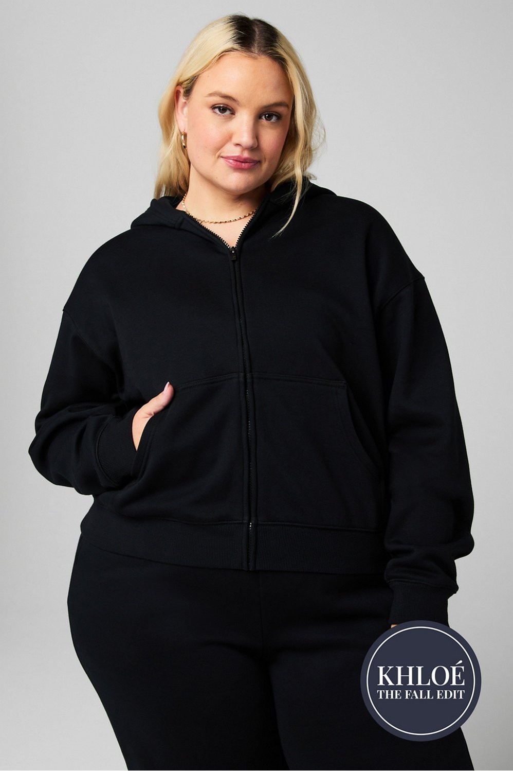 Cozy Fleece Full Zip Hoodie | Fabletics
