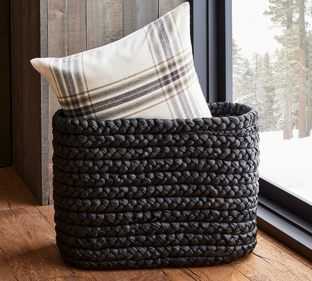 Beachcomber Handwoven Console Basket | Pottery Barn (US)