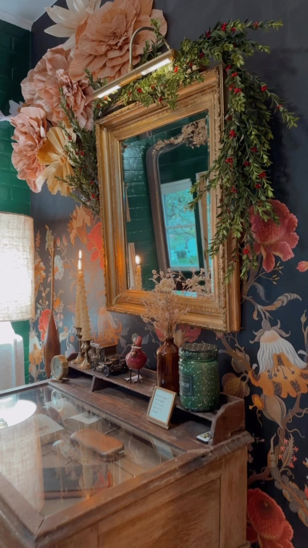 Battery operated library light for the win with our Christmas mudroom started early 


#LTKHome #LTKSeasonal #LTKHoliday