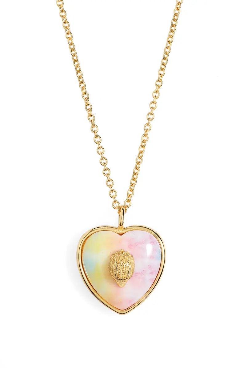 Tie Dye Heart Pendant Necklace | Nordstrom