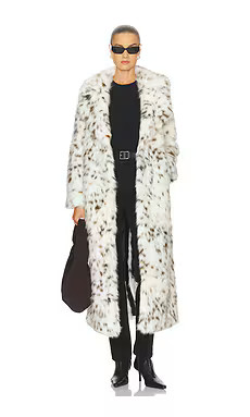 Gabrielle Snow Leopard Maxi Coat
                    
                    Apparis | Revolve Clothing (Global)