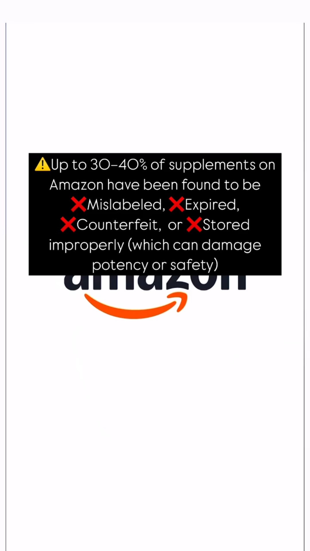 🚨 Red flags for fake or unsafe supplements on Amazon:⤵️⤵️⤵️
-Sold by third-party sellers, not the brand itself or Amazon
-Price is dramatically lower than other retailers
-Packaging looks different than what’s on the brand’s official site
-Reviews mention tampering, illness, or strange smell/taste
-No expiration date or batch number on the bottle

❌Third-party sellers swapping out products with fake or diluted ones
❌Supplements being stored or shipped improperly (damaging potency)
❌Expired or repackaged products sold as new

✅ How to buy supplements safely on Amazon:
-Buy directly from the brand (via their verified Amazon storefront) or “Ships from and sold by Amazon.com.” (I’ve linked these for you)

-Look for brands that participate in Amazon’s Transparency Program (with QR codes verifying authenticity).
-Check lot numbers, seals, and expiration dates as soon as you get it.
-If it seems off — don’t use it. Contact the brand and report it.

🎉best option? Buy from the brands direct website or websites like:
✅Fullscript
✅Standard Process 
✅Thrive
✅local food stores

🎉⤵️⤵️⤵️For a list of clean options directly sold from Amazon comment below “VITAMINS” and I will send it your way!

.
.
.
#vitamins #vitamin #supplements #toxinfree #toxinfreeliving #well #tip #tipoftheday #toxinfreehome #lowtox